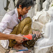 Stone Carving 1 Poster