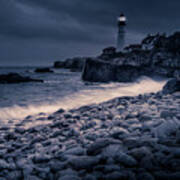 Stormy Lighthouse 2 Poster