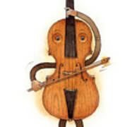 Stradivarius Violin Poster