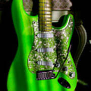 Stratocaster Plus In Green Poster