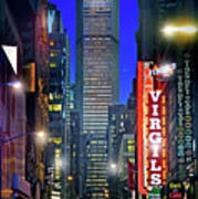 Streets Of Times Square Poster