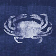 Summer Crab- Art By Linda Woods Poster