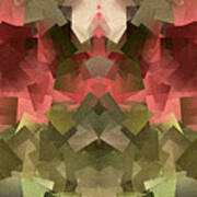 Sunflower Fields Abstract Squares Part 7 Poster