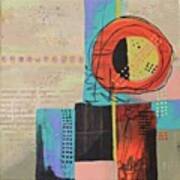 Sunny City - A Whimsical Abstract Of Poster