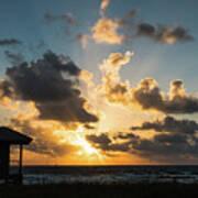 Sunray Sunrise Delray Beach Florida Poster