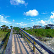 Sunrise Boardwalk Treasure Coast Florida C7 Poster