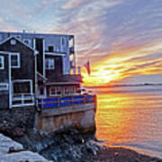 Sunrise By The Barnacle Marblehead Ma Poster