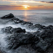 Sunrise In Portmarnock - Dublin, Ireland - Seascape Photography Poster