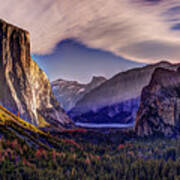 Sunrise In Yosemite Poster