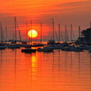 Sunrise On Salem Harbor Salem Ma Poster