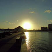 Sunrise Over Pier 60 Poster