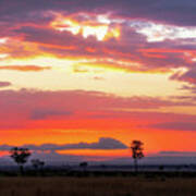 Sunrise Over The Mara Poster