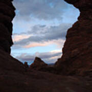 Sunset At Arches Poster