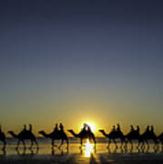 Sunset At Cable Beach Poster