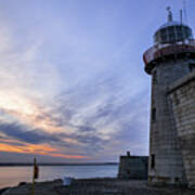 Sunset At Howth Lighthouse - Dublin, Ireland - Seascape Photography Poster