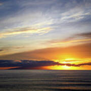 Sunset At The Canary Island La Palma Poster