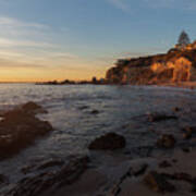 Sunset Glow At Corona Del Mar Poster