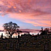 Sunset Graveyard Poster