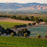 Sunset In Salinas Valley Poster