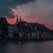 Sunset Over Bamberg Poster