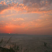 Sunset Over Sea Of Galilee Poster