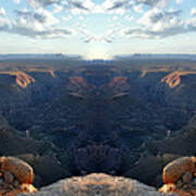 Sunset Tour Valley Of The Gods Utah Pan 09 Mirrored Poster