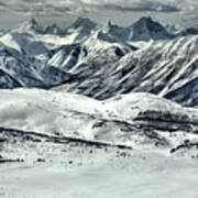 Sunshine Village Lookout Mountain Views Poster