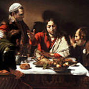 Supper At Emmaus Poster