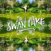 Swan Lake Belvedere Pavilion Versailles Petit Trianon France Poster