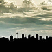 Sydney Skyline Poster