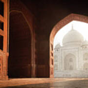 Taj Mahal Mosque View Iii Poster