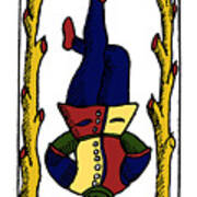 Tarot Card The Hanged Man Poster