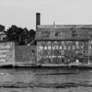 Tarr And Wonson Paint Manufactory In Black And White Poster