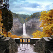 Taughannock In Autumn Poster