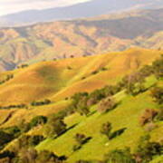 Tehachapi Topography Poster