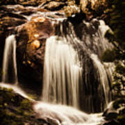 Temperate Highland Water Fall Poster