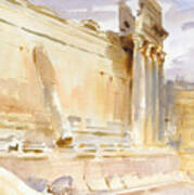 Temple Of Bacchus, Baalbek Poster