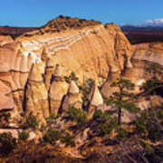 Tent Rocks From Above Poster