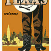 Texas Welcome Poster
