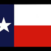 Texas:lone Star Flag, 1839 Poster
