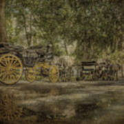 Textured Carriages Poster