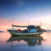 Thai Fishing Boat Poster