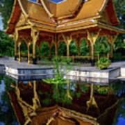 Thai Pavilion At Olberich Garden Madison Wi Poster
