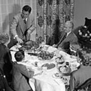 Thanksgiving Dinner, C.1950s Poster