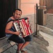 The Accordion Player Poster