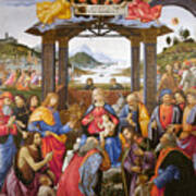 The Adoration Of The Magi Poster