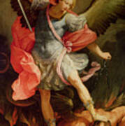 The Archangel Michael Defeating Satan Poster