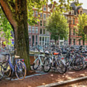 The Bicycles Of Amsterdam Poster