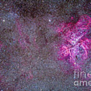 The Carina Nebula And Surrounding Poster