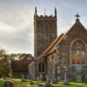 The Church At West Newton, Sandringham, Norfolk, Uk Poster